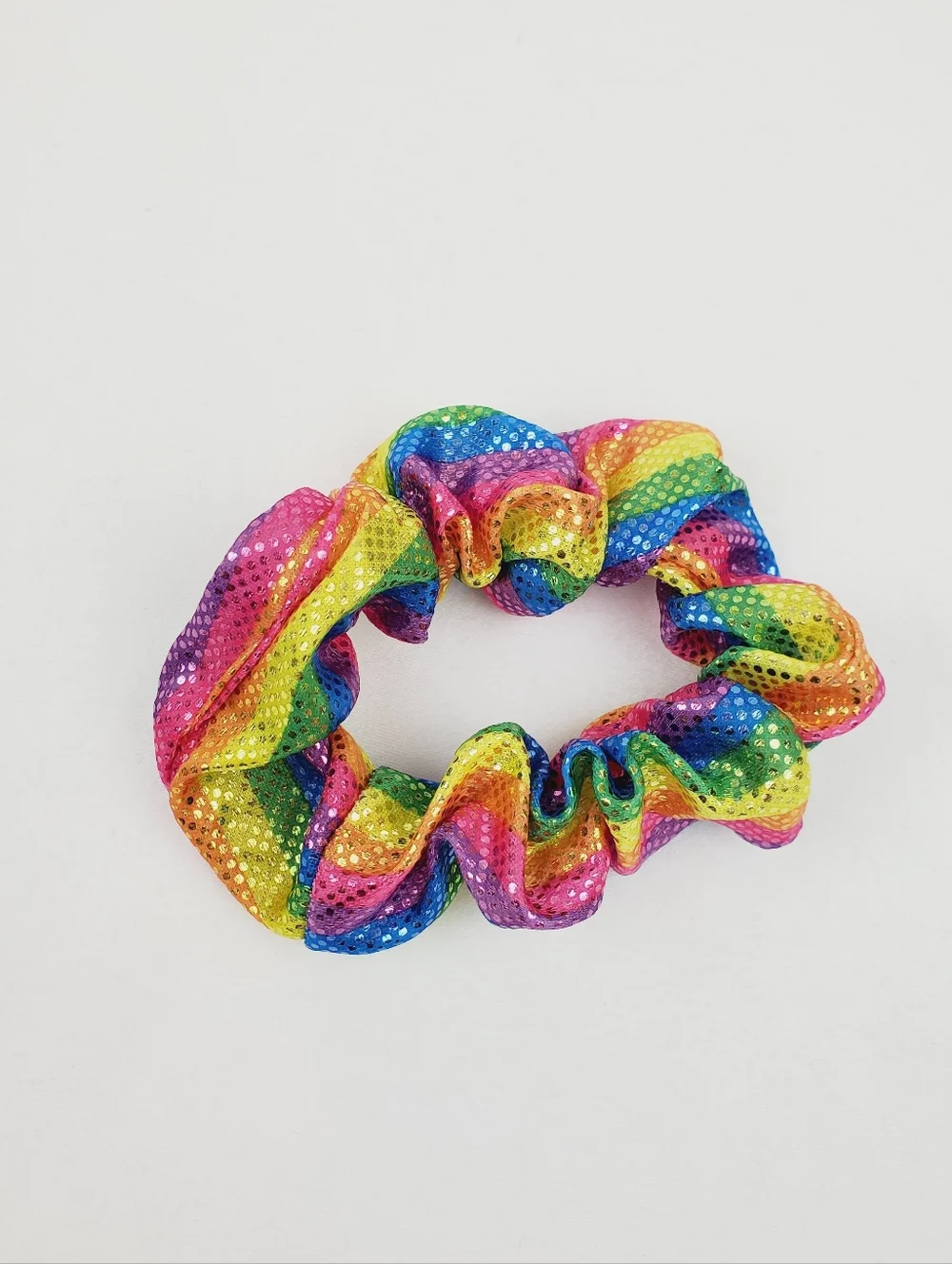 4 FOR $15 💕 Metallic Rainbow Scrunchie Hair Accessories
